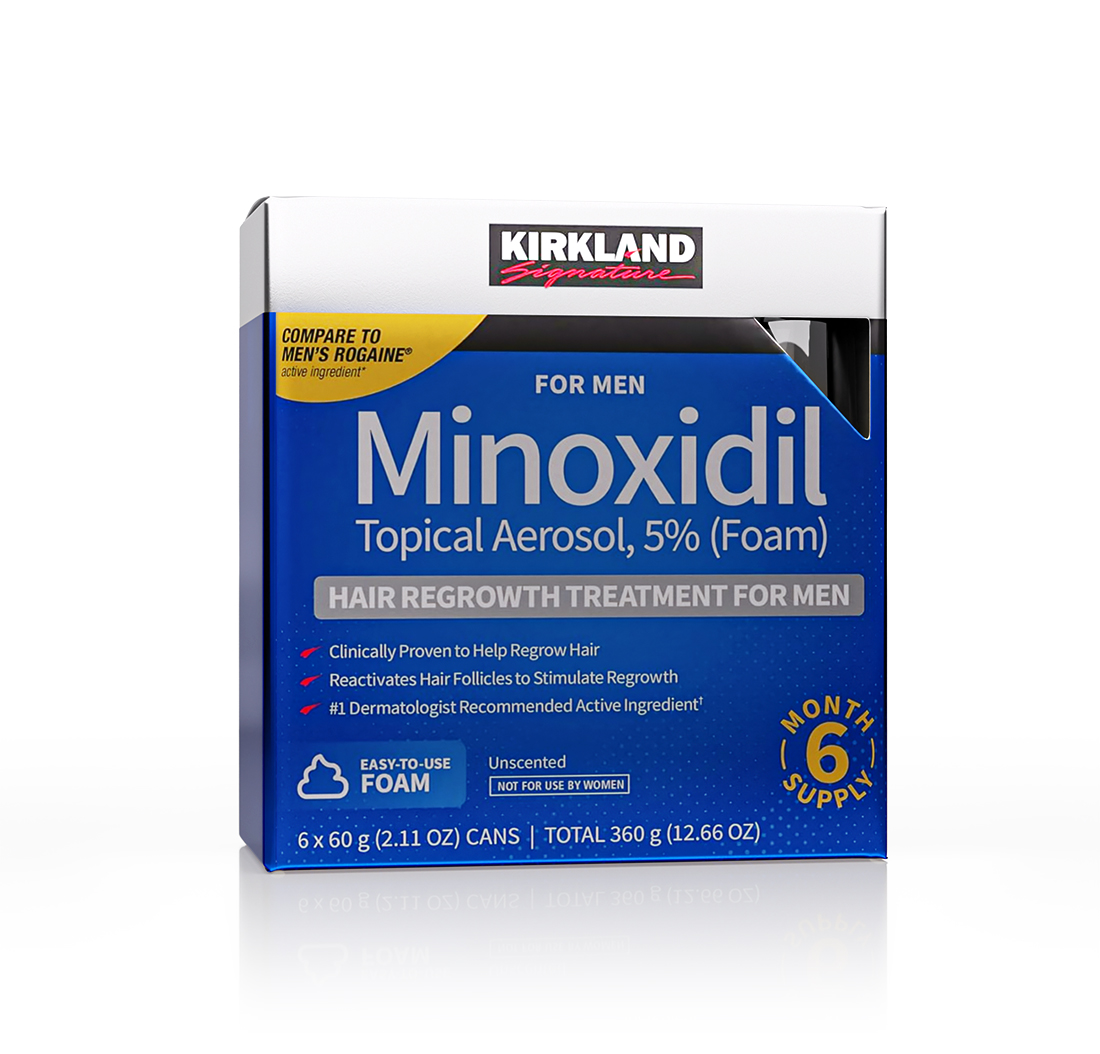 Kirkland 5 percent minoxidil foam